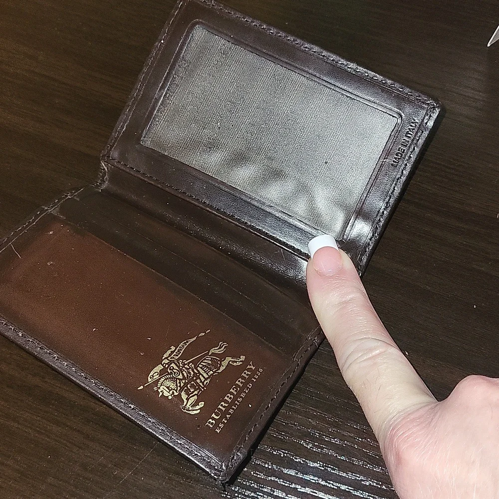 Burberry Haymarket signature print designer Card Holder